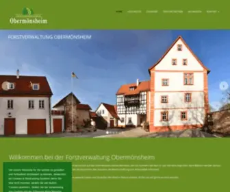 Forstverwaltung-Obermoensheim.de(Forstverwaltung Obermönsheim) Screenshot
