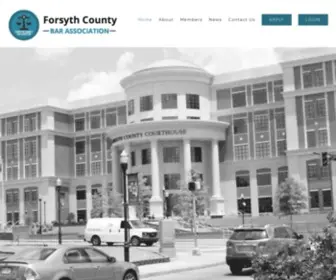 Forsythbar.org(Forsyth County Bar Association) Screenshot