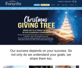 Forsyths.com.au(Tamworth) Screenshot