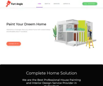 Fortangle.com(Top and Luxury interior designers in Hyderabad) Screenshot