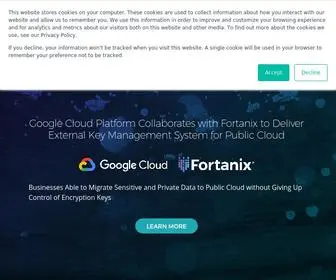 Fortanix.com(Protect Tomorrow) Screenshot