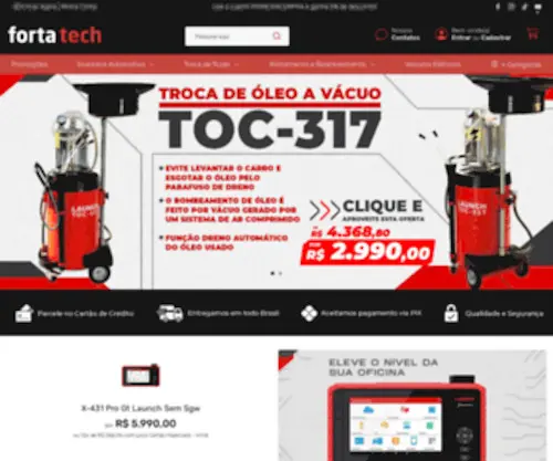 Fortatech.com.br(INÍCIO) Screenshot