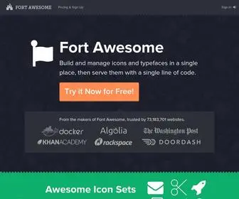 Fortawesome.com(Fort Awesome) Screenshot