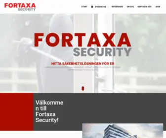 Fortaxa.se(Fortaxa Security) Screenshot