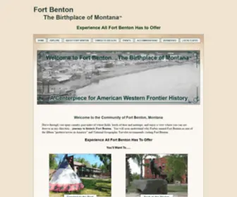 Fortbenton.com(Fort Benton The Birthplace of Montana) Screenshot