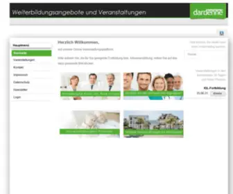 Fortbildung-Dardenne.de(Veranstaltungsmanager) Screenshot