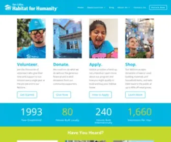 Fortcollinshabitat.org(Habitat for Humanity) Screenshot