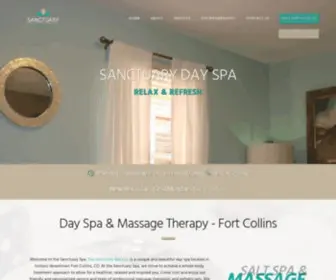 Fortcollinsspatreatments.com(Sanctuary Spa) Screenshot