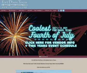 Fortdavis.com(Fort Davis Chamber of Commerce) Screenshot