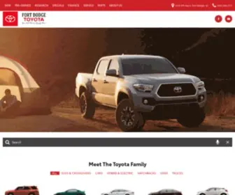 Fortdodgetoyota.com(Fort Dodge Toyota) Screenshot