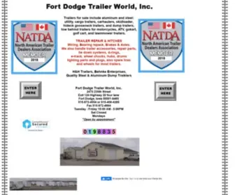 FortdodgetrailerWorld.com(Trailer Sales) Screenshot