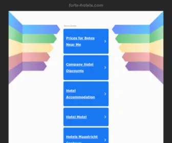 Forte-Hotels.com(Former forte hotels) Screenshot