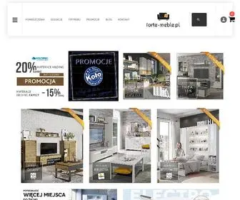 Forte-Meble.pl(Internetowy Sklep Meblowy Forte Meble) Screenshot