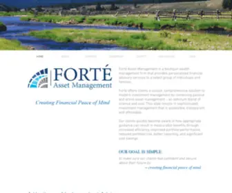 Forteassets.com(HOME) Screenshot