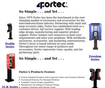 Fortec.com(Fortec, Inc) Screenshot