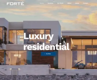 Fortedesignbuild.com(Forte Specialty Construction) Screenshot