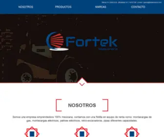 Fortekmexico.com(Fortek) Screenshot