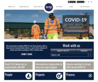 Fortel.co.uk(Fortel Services) Screenshot