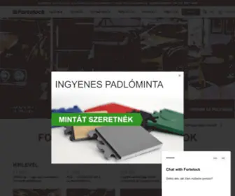 Fortelock.hu(Fortelock PVC padlólapok) Screenshot