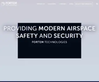 Fortemtech.com(Airspace Awareness Safety & Security) Screenshot