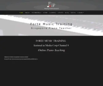 Fortemusictraining.com(Forte Music Training) Screenshot