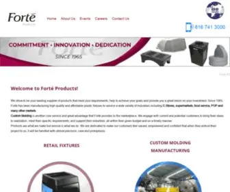 Forteproducts.com(Fort) Screenshot