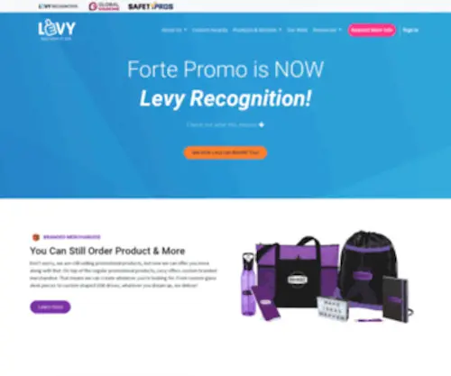 Fortepromo.com(Forte Promo is Now Levy Recognition) Screenshot