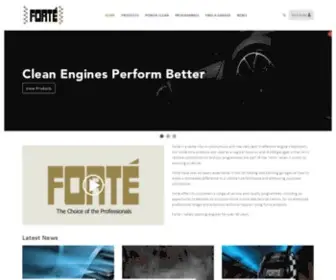 Forteuk.co.uk(Forté is the UK's leading supplier of engine treatments and) Screenshot