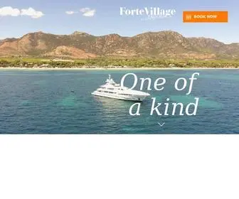 Fortevillageresort.com(Forte Village Resort) Screenshot