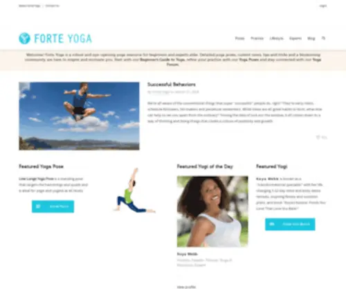Forteyoga.com(Yoga Poses) Screenshot