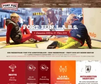 Fortfun.de(Größter Freizeitpark im Sauerland in NRW) Screenshot