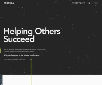 Forthea.com(Top Digital Marketing Agency in Houston) Screenshot