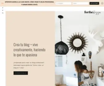 Fortheblogger.com(Crea tu blog) Screenshot