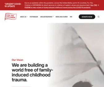 Forthechildren.org(For The Children) Screenshot