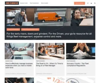 Forthedriven.com(Running a business) Screenshot
