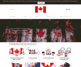 Fortheloveofcanada.ca(For the Love of Canada) Screenshot