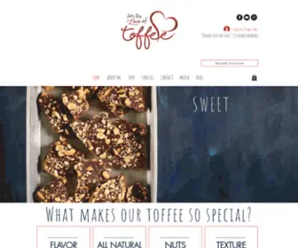 Fortheloveoftoffee.com(For the Love of Toffee) Screenshot