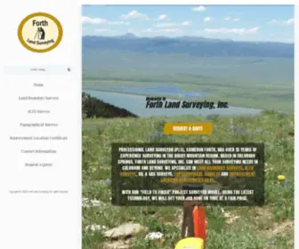 Forthls.com(Forth Land Surveying) Screenshot