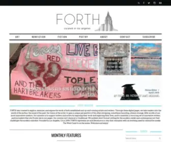 Forthmagazine.com(FORTH) Screenshot