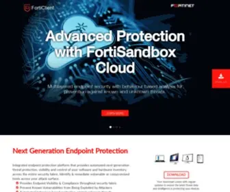 Forticlient.com(Next Generation Endpoint Protection) Screenshot