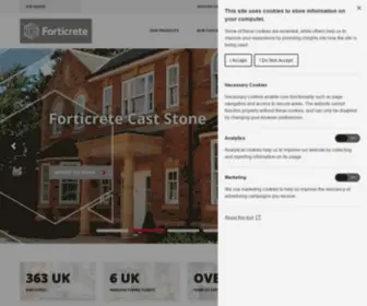 Forticrete.co.uk(Quality Suppliers of Concrete Roof Tiles) Screenshot