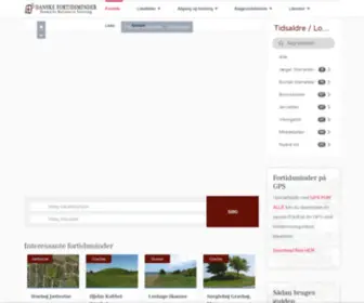 Fortidsmindeguide.dk(Danmarks kulturarvs forening) Screenshot