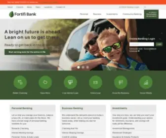 Fortifibank.com(Fortifi Bank) Screenshot