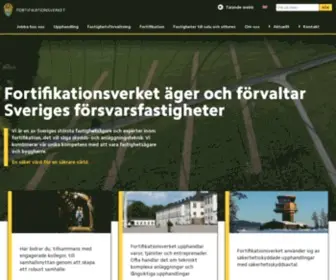 Fortifikationsverket.se(Fortifikationsverket äger) Screenshot