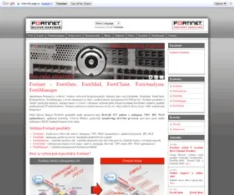 Fortigate.cz(Global Leader of Cyber Security Solutions and Services) Screenshot