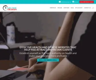 Fortimedesign.com(Gym Website Designs) Screenshot