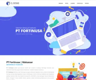 Fortinusa.co.id(IT Consultant) Screenshot