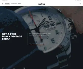Fortis-Swiss.com(FORTIS Watches AG) Screenshot