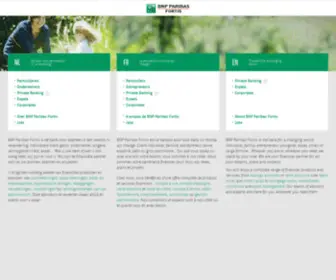 Fortisbank.com(BNP Paribas Fortis) Screenshot