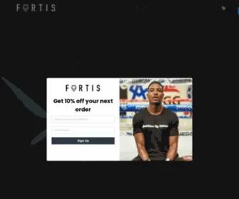 Fortisfight.com(Premium Boxing Equipment & Apparel) Screenshot